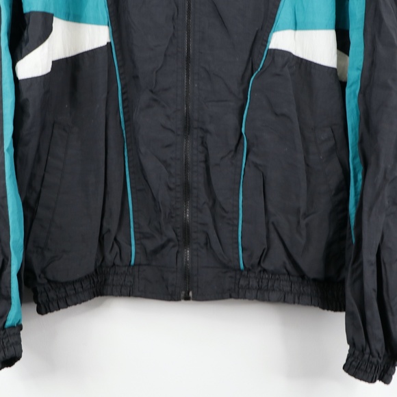 80s Macgregor Full Zip Windbreaker Jacket Black - Picture 3 of 8